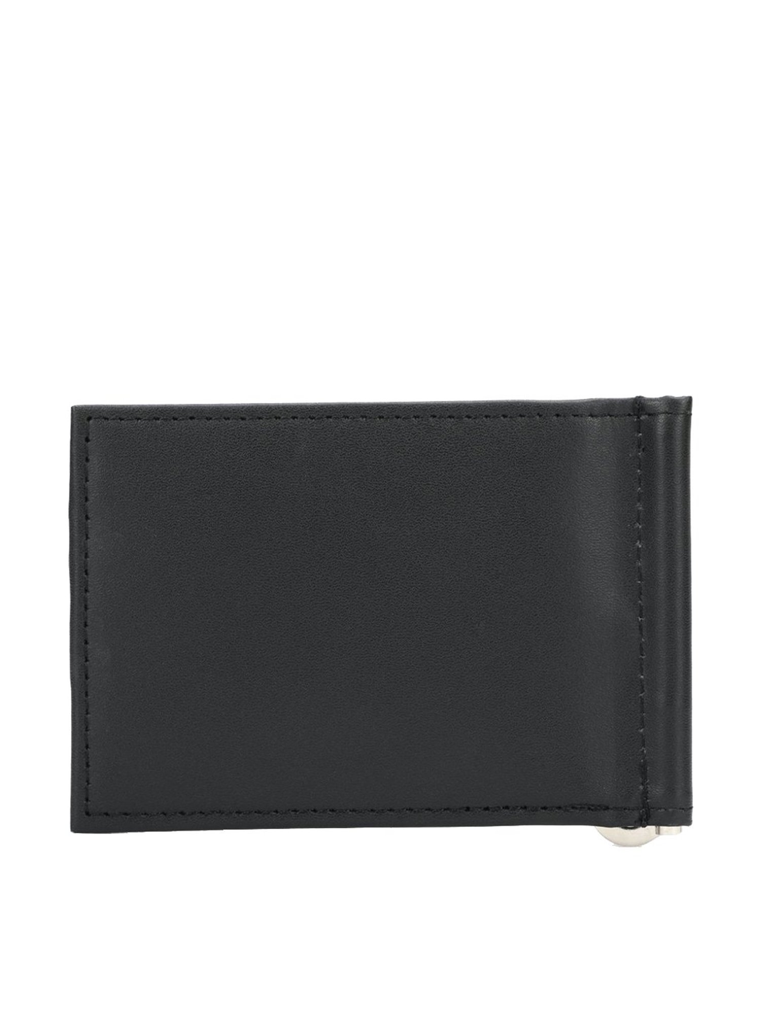 Van Heusen Black Casual Money Clip Wallet for Men