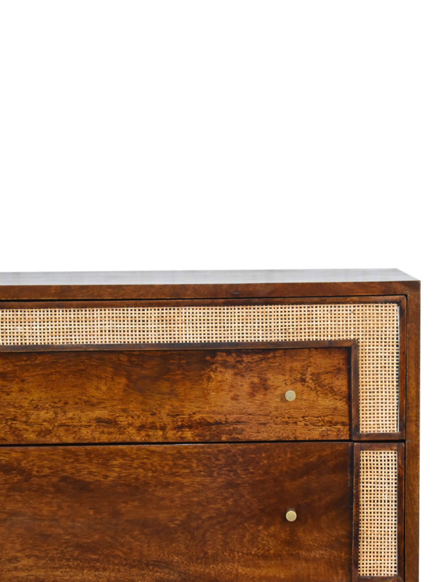 Artisan Furniture Close-knit Chestnut Brown Wood Chest