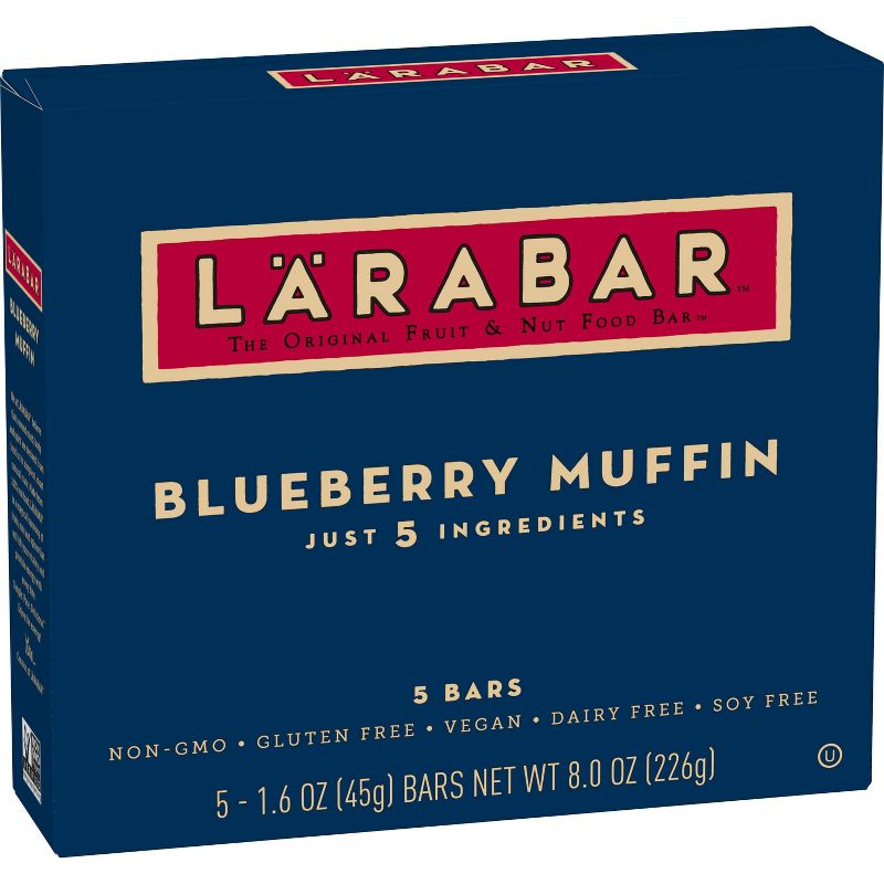 Larabar Blueberry Muffin Fruit And Nut Bar - 5ct