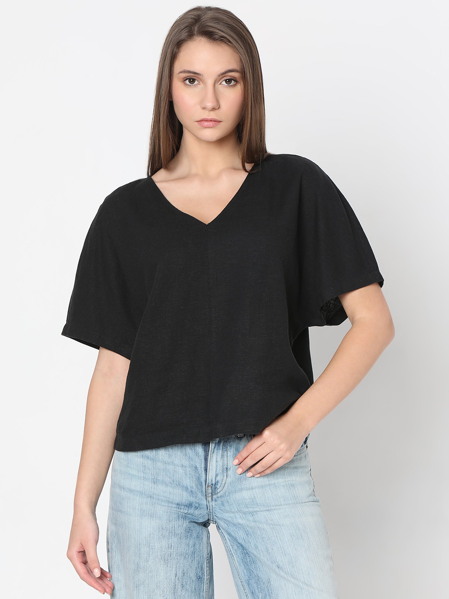 Vero Moda Black Regular Fit Top