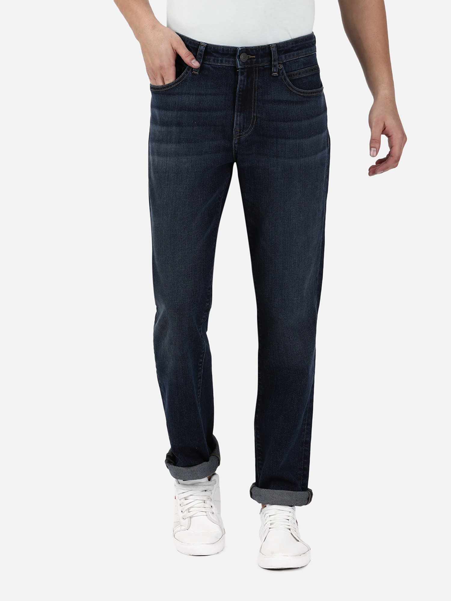 Passion Dark Blue Lightly Washed Jeans
