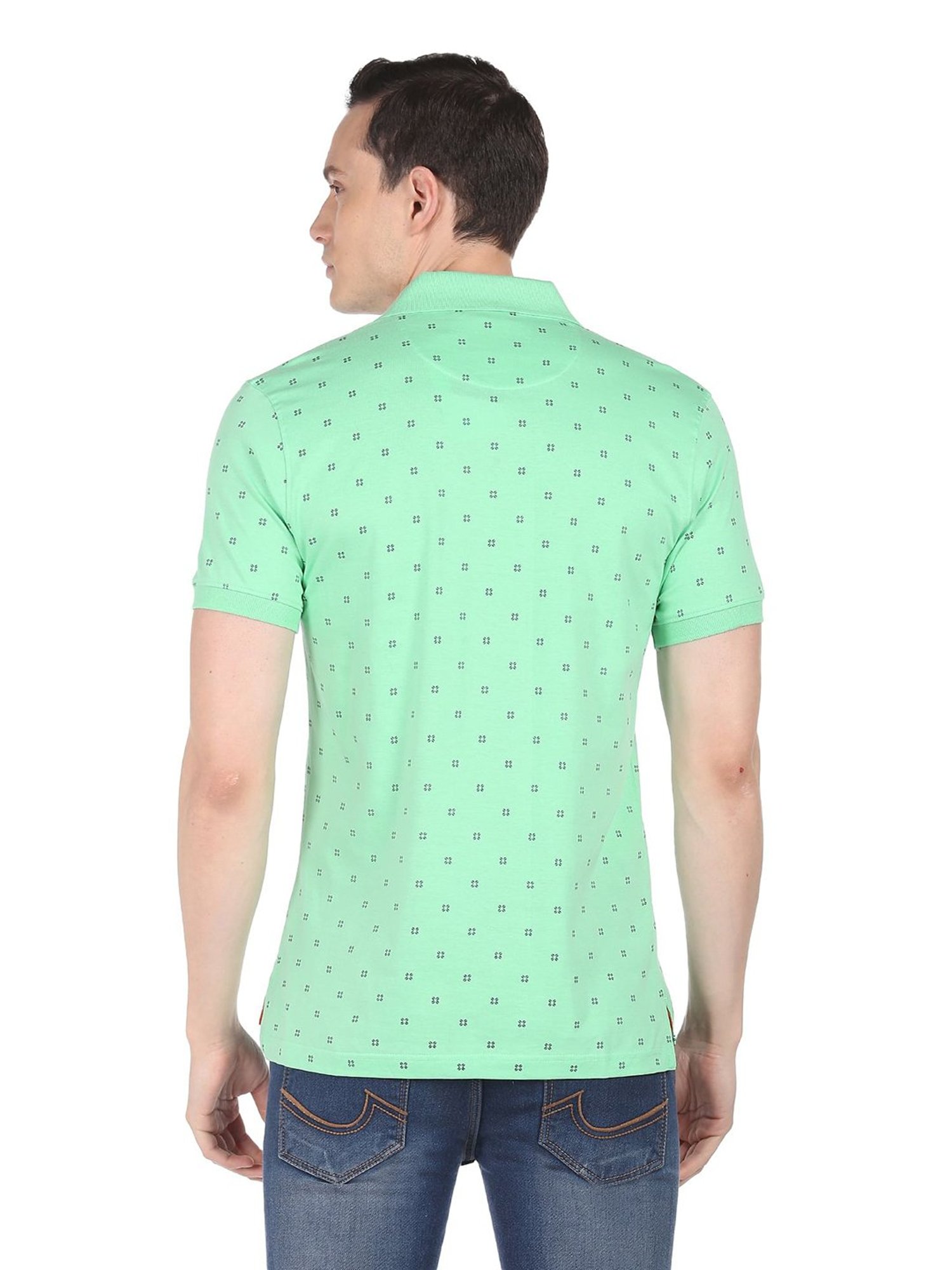 AD by Arvind Green Polo T-Shirt