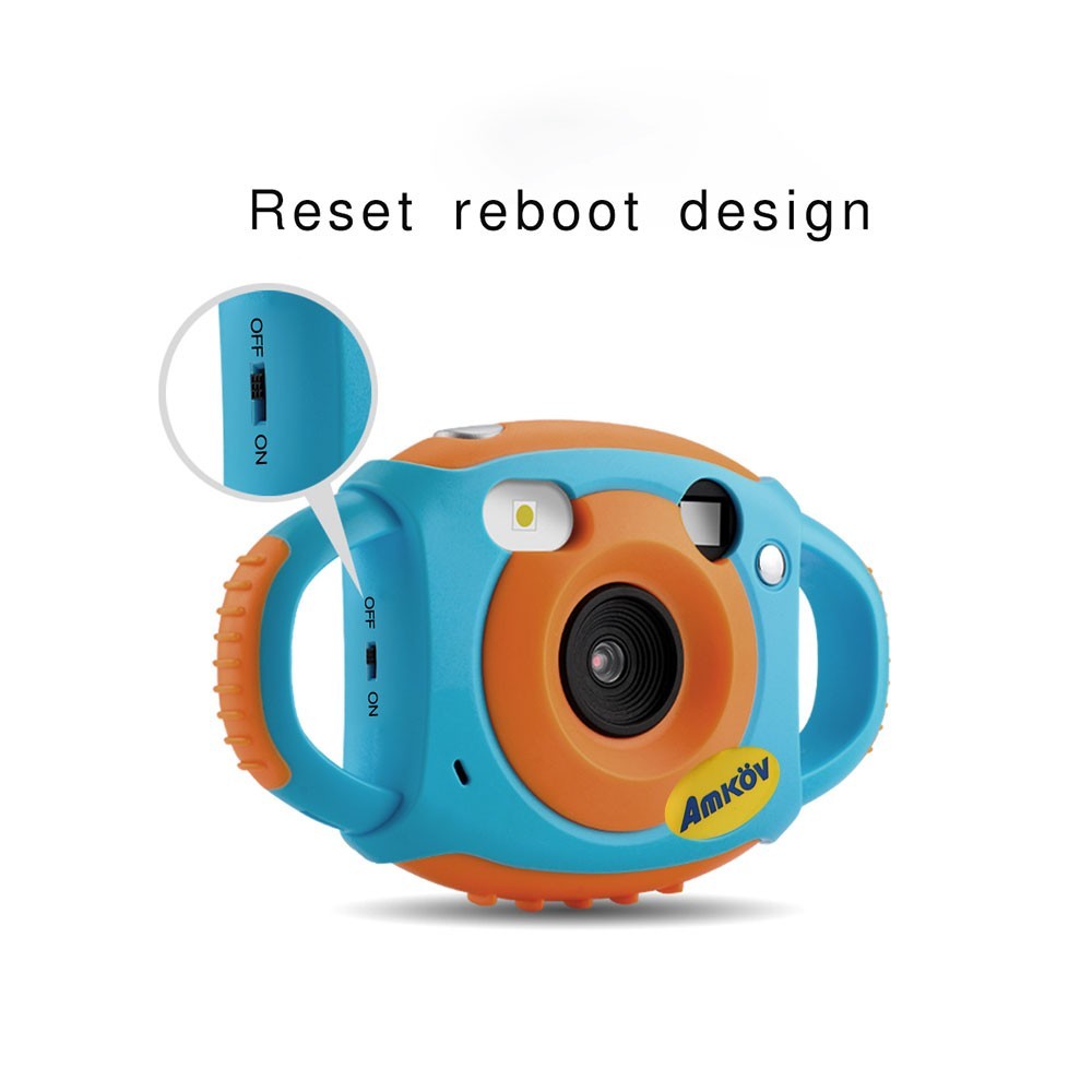 Cute Digital Video Camera Max. 5 Mega Pixels Built-in Lithium Battery Christmas New Year Present for Kids Children Boys Girls