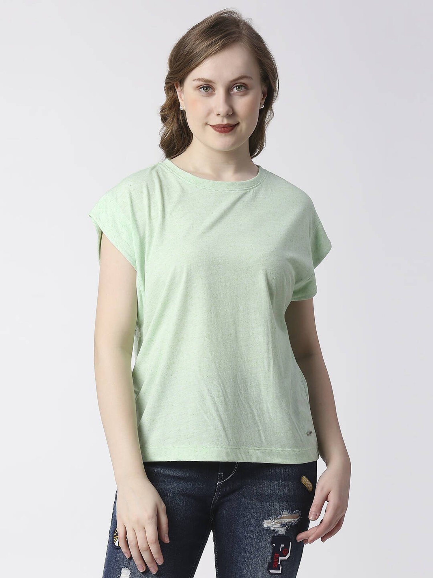 Pepe Jeans Green Regular Fit T-Shirt