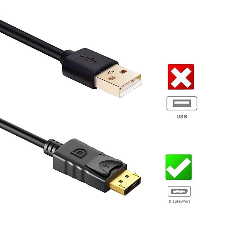 Display Port to HDMI Adapter Displayport to HDMI Adapter CableMale to Female for DisplayPort Enabled Desktops and Laptops to Connect to HDMI Displays Adapter
