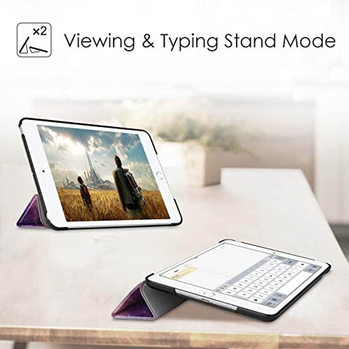 Fintie SlimShell Case for iPad Mini 5th Gen 2019 - Lightweight Smart Stand Protective Cover with Auto Sleep/Wake for 2019 New iPad Mini 5 7.9", Galaxy