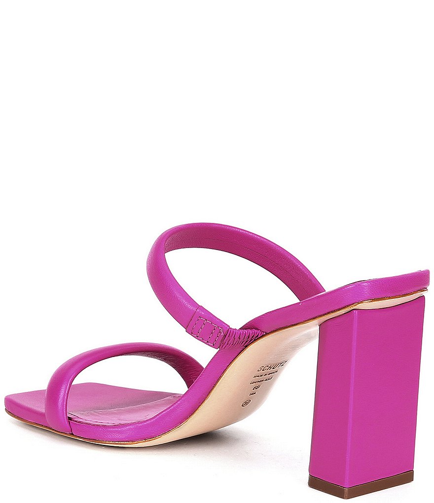 Schutz Ully Leather Slip-On Sandals