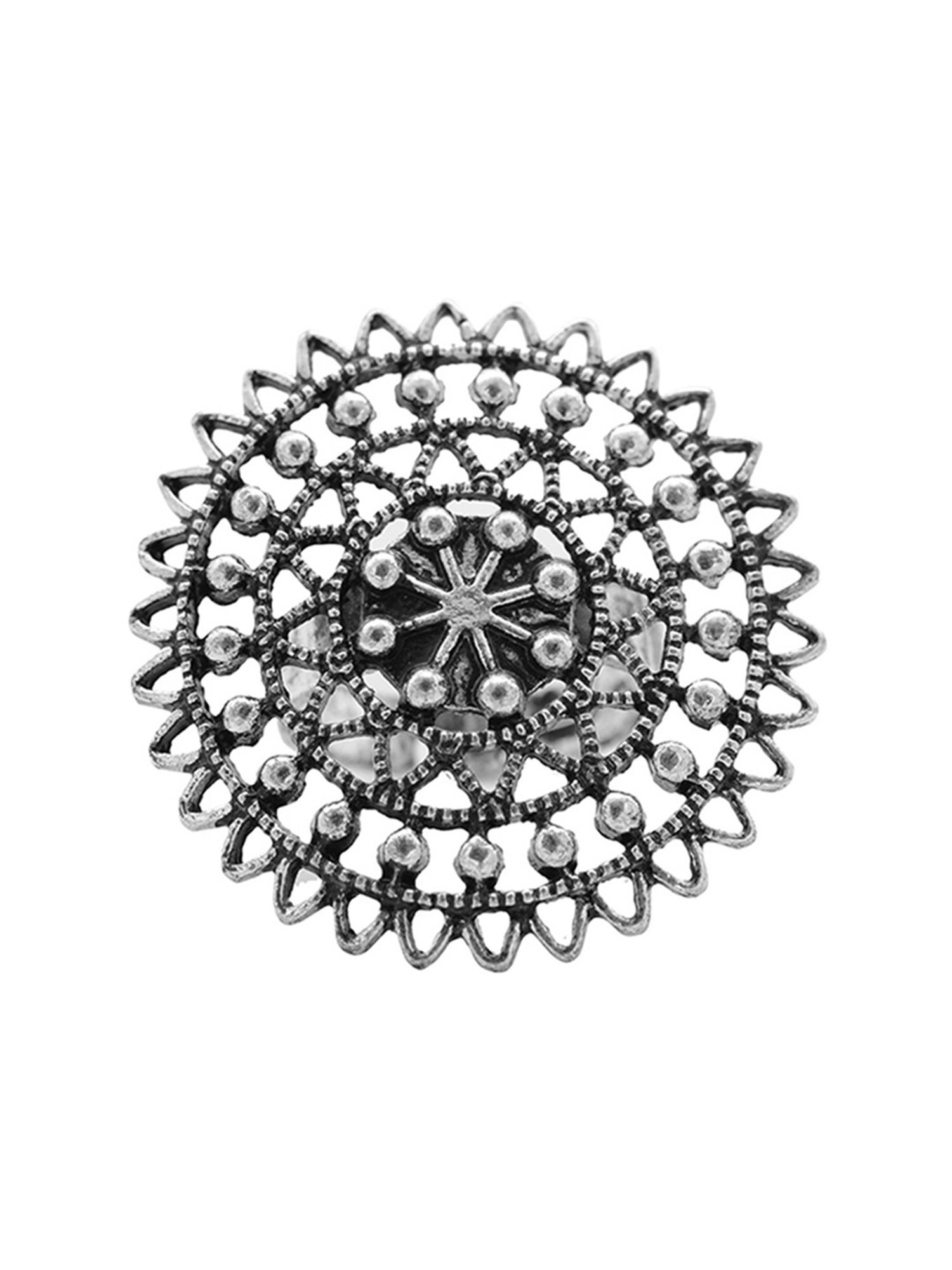 Teejh Pitara Collection Aabha Oxidized Jewellery Set