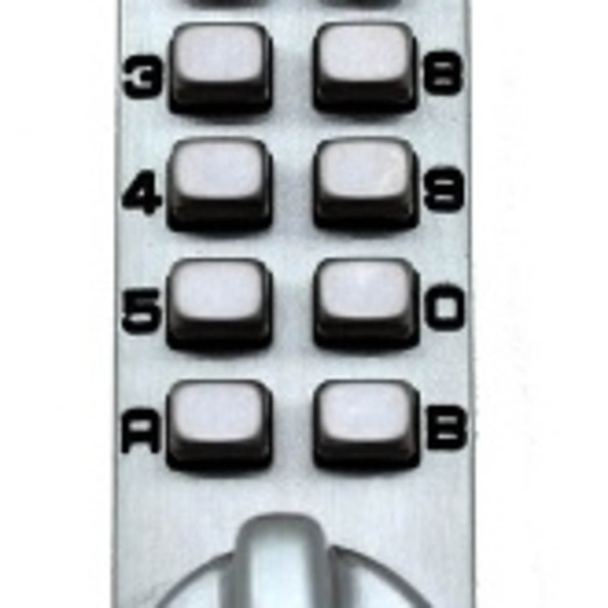 LockeyUSA C150 Mechanical,  Keyless Entry, Digital Door Lock, Surface Mount Hook Bolt Lock for Sliding Door, Antique Brass