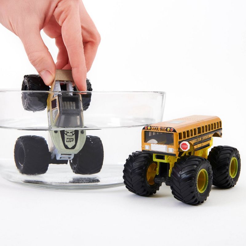 Monster Jam Official Higher Education vs. BroDozer Color-Changing Die-Cast Monster Trucks - 1:64 Scale