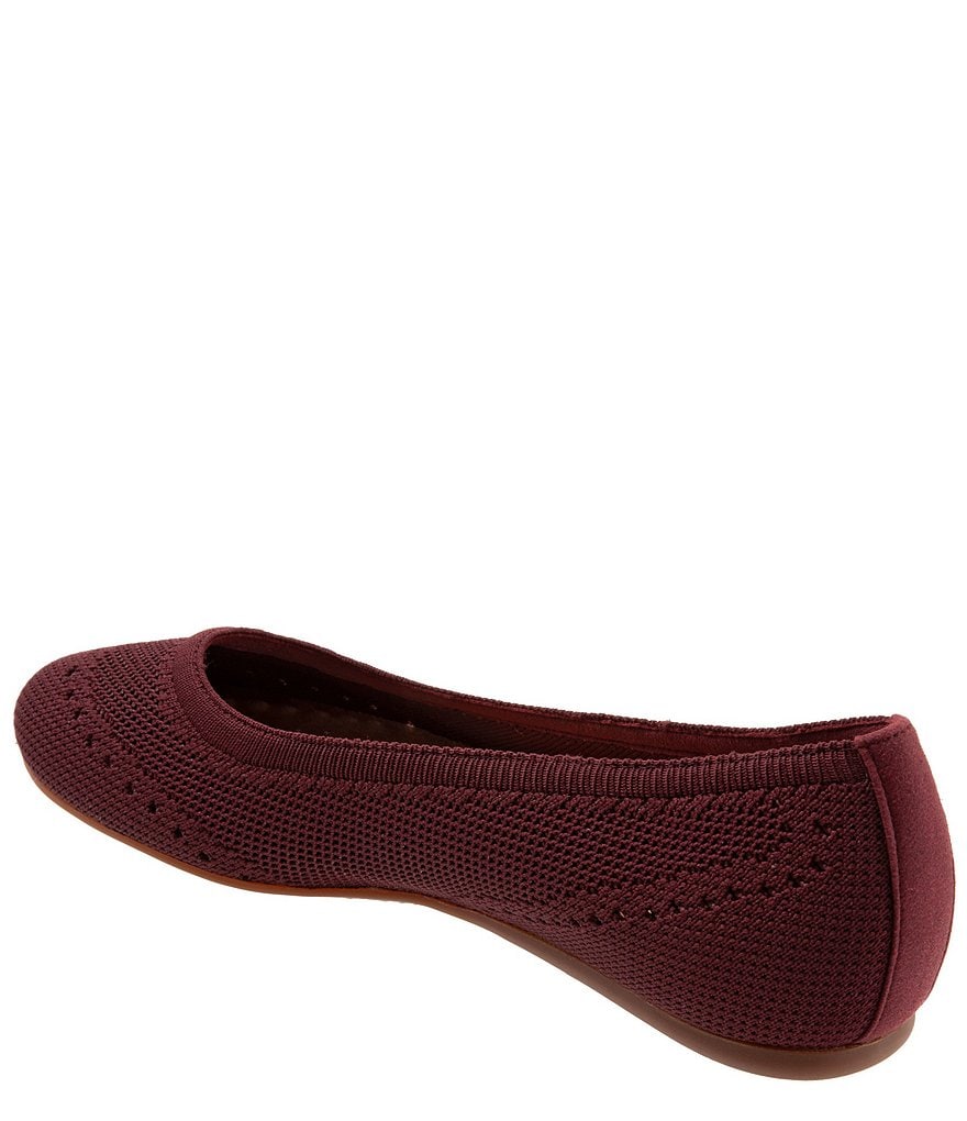 SoftWalk Santorini Tailored Stretch Knit Slip On Flats
