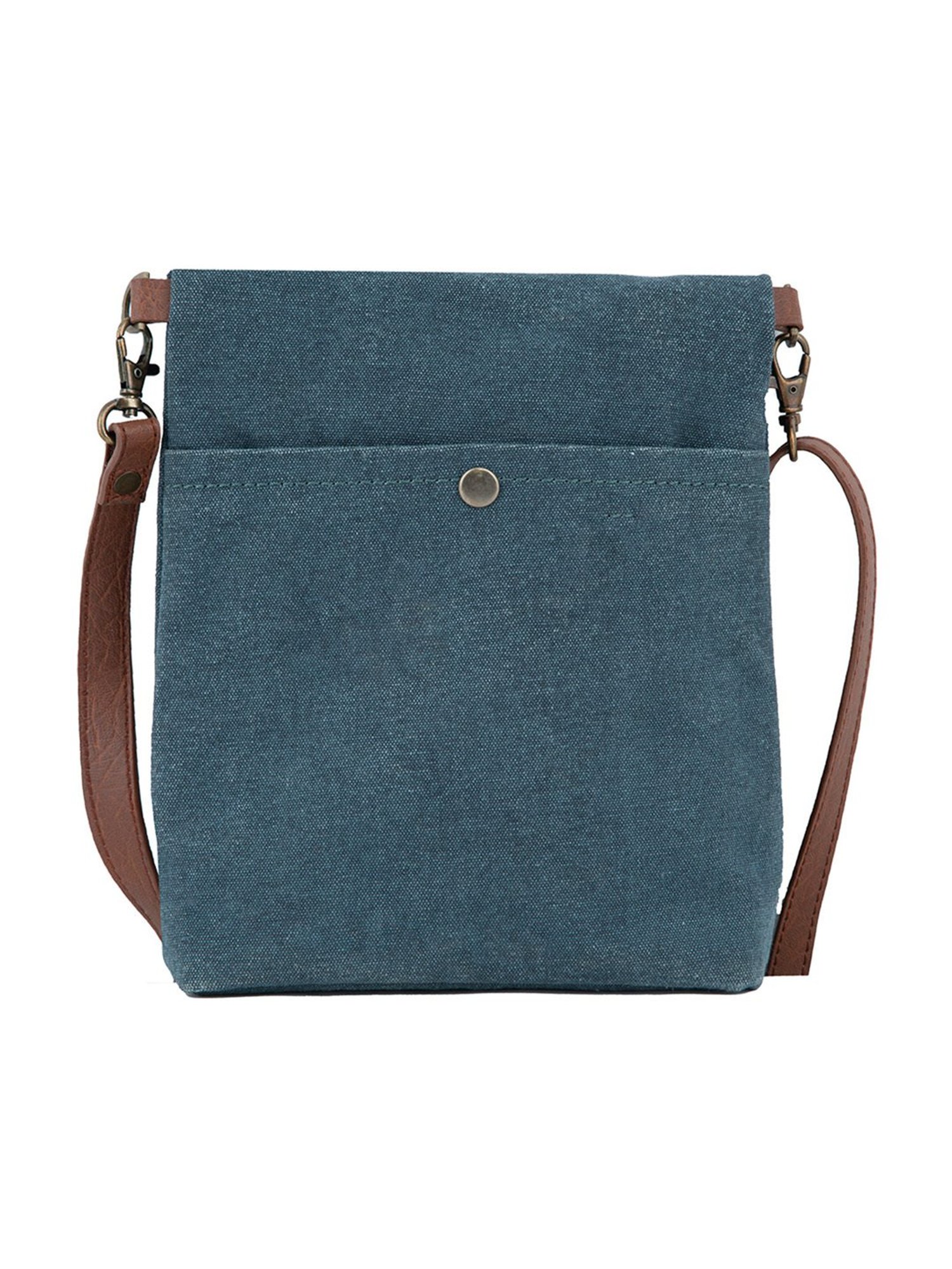 Mona B Blue Vintage Small Cross Body Bag