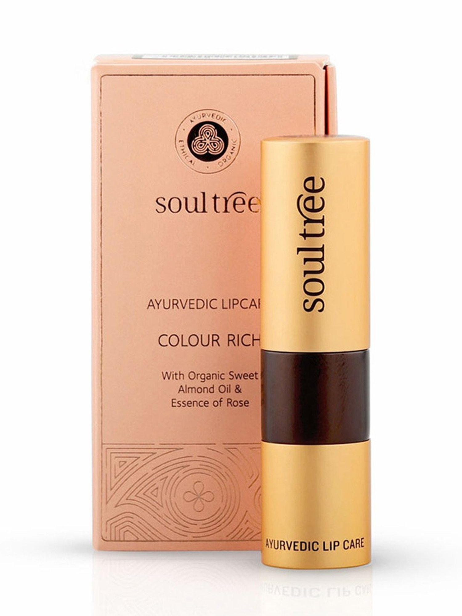 SoulTree Ayurvedic Lipstick - Candy Floss 636 - 4 gm | Organic Lipstick