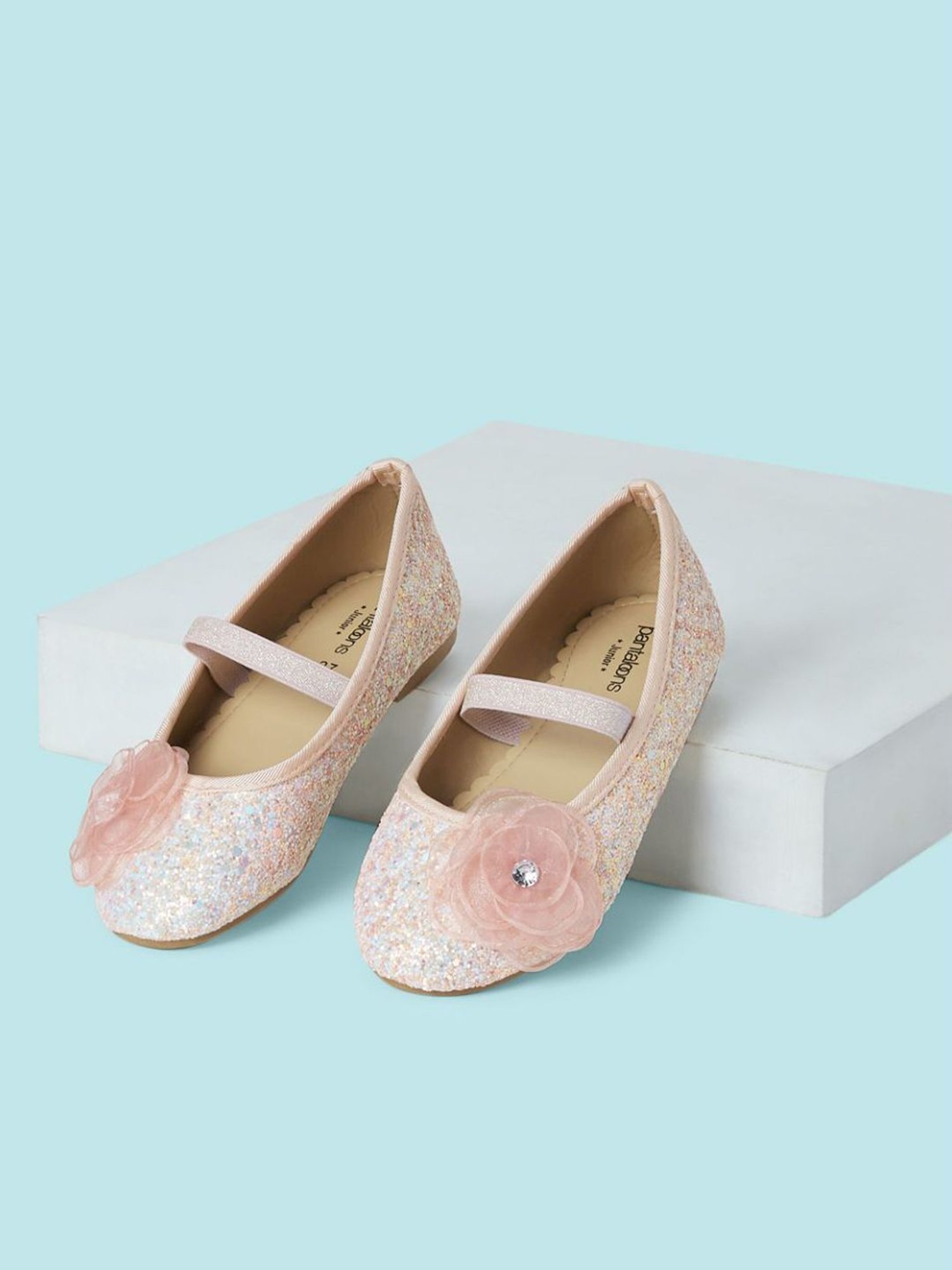 Pantaloons Junior Pink Mary Jane Shoes