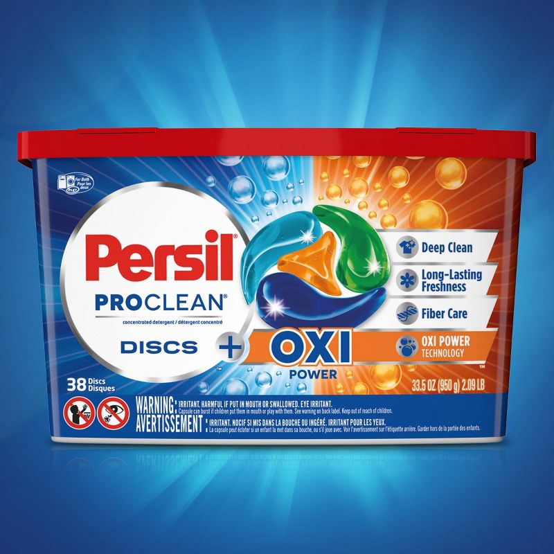 Persil Oxi Discs Laundry Detergent Pacs - 38ct
