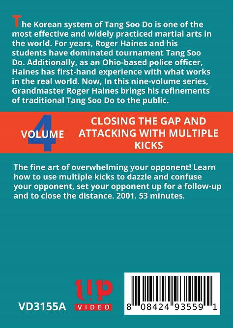 Tang Soo Do & Beyond #4 Closing the Gap with Multiple Kicks DVD Roger Haines