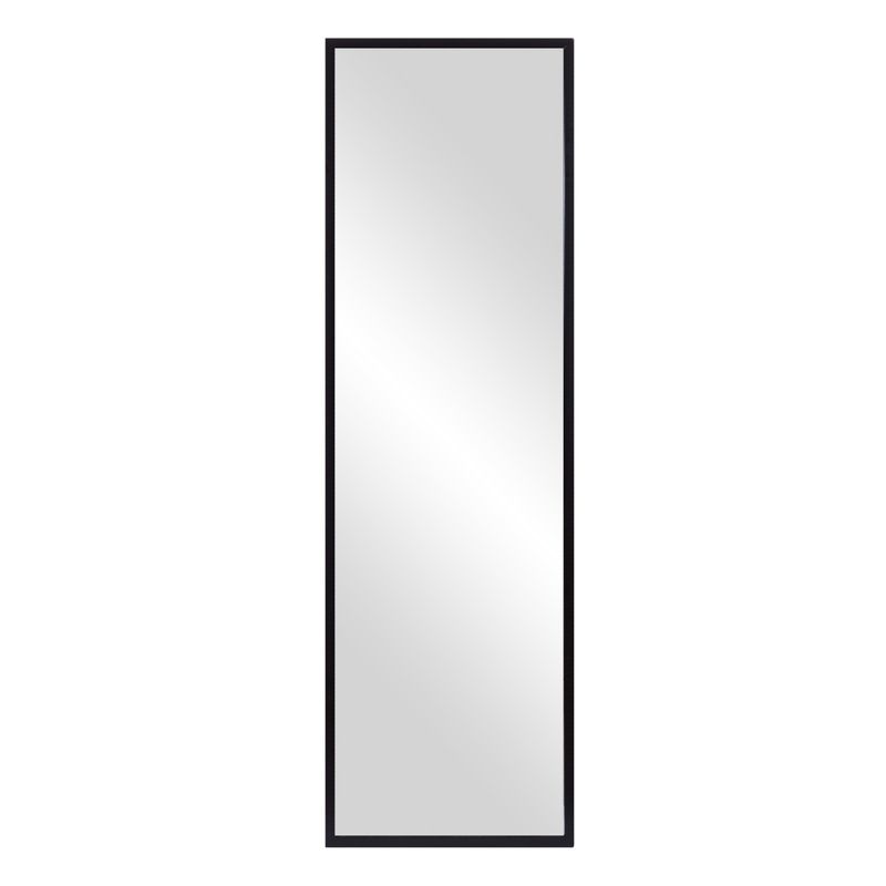 17"x59" Black Free Standing with Adjustable Easel Floor Mirror Black - Patton Wall Decor