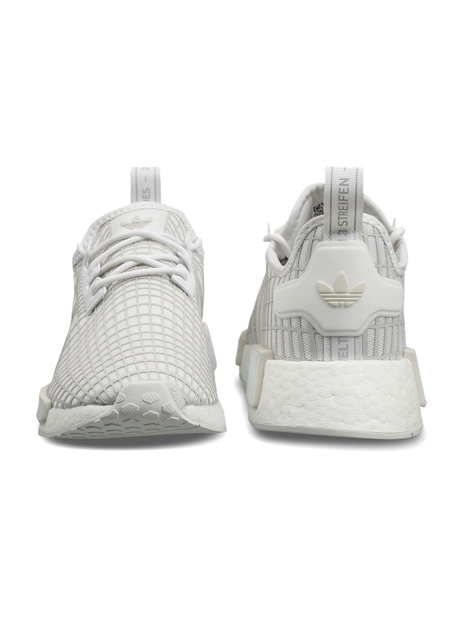 adidas Originals Men's NMD_R1 Unisex White Casual Sneakers