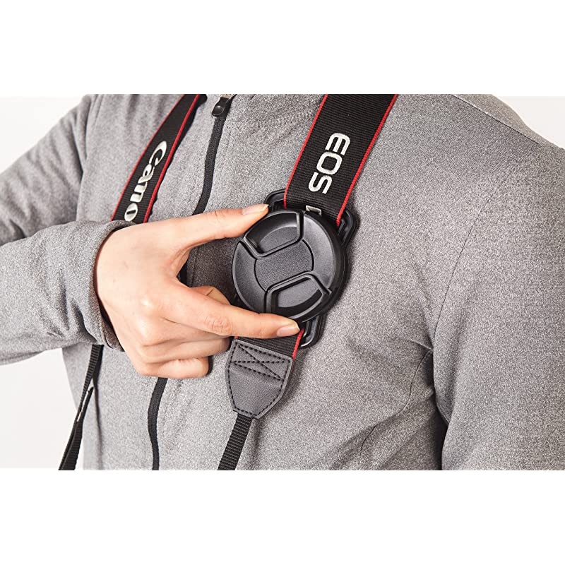 Lens Cap Buckle AntiLost Holder Keeper Kits Lens Cap Holder Strap Holder AntiLoss len Leash Included 72mm77mm