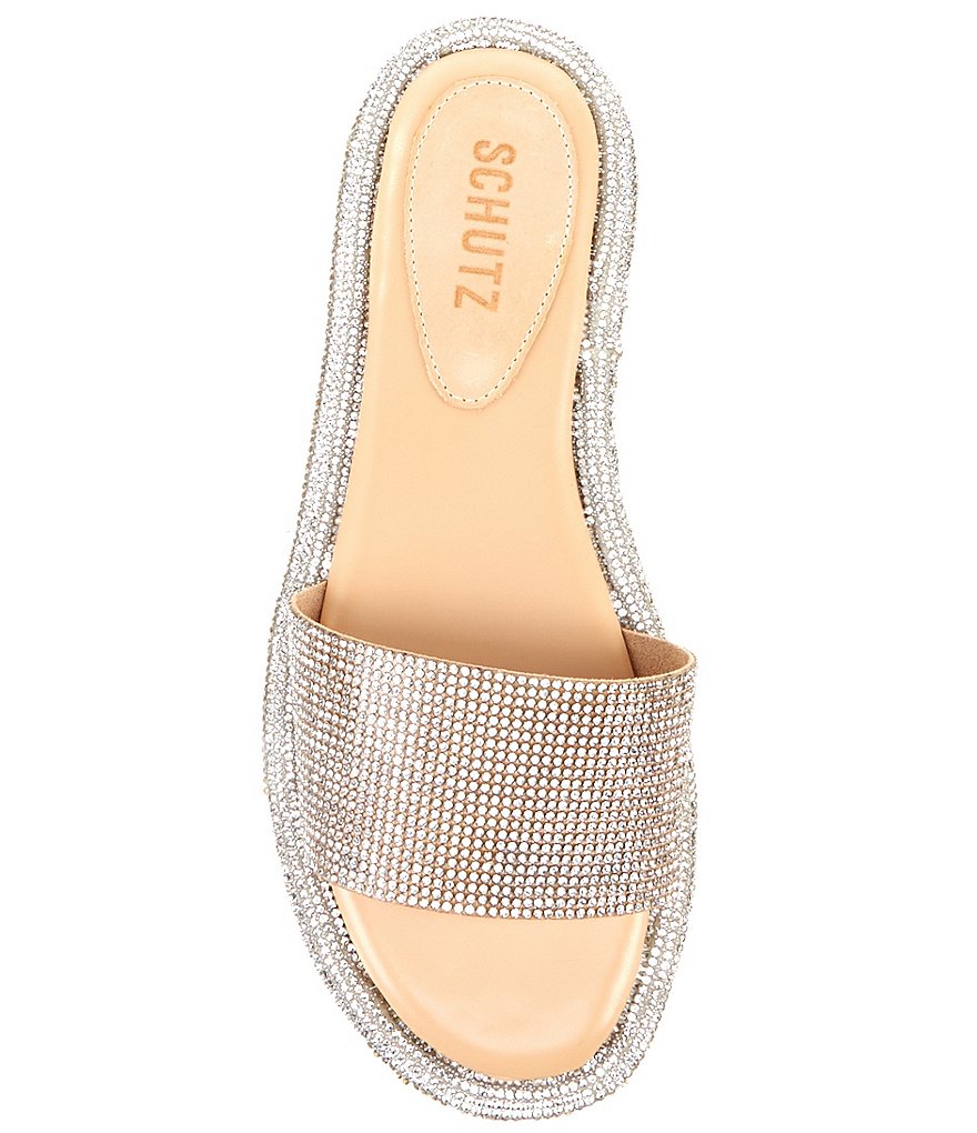 Schutz Alcina Jewel Embellished Slides