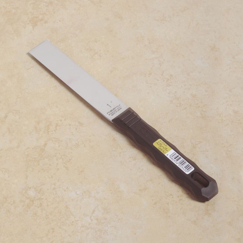 Nisaku Japanese Stainless Steel Putty Knife, 1-Inch Blade.