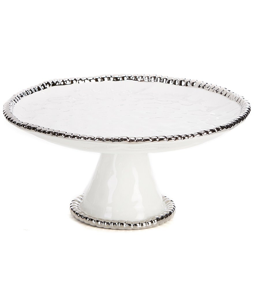 Pampa Bay Salerno Porcelain Round Cake Stand