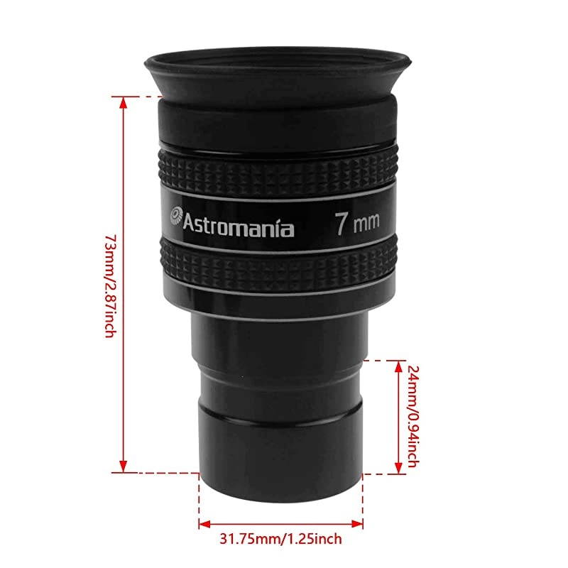 125quot 7mm 58Degree Planetary Eyepiece for Telescope