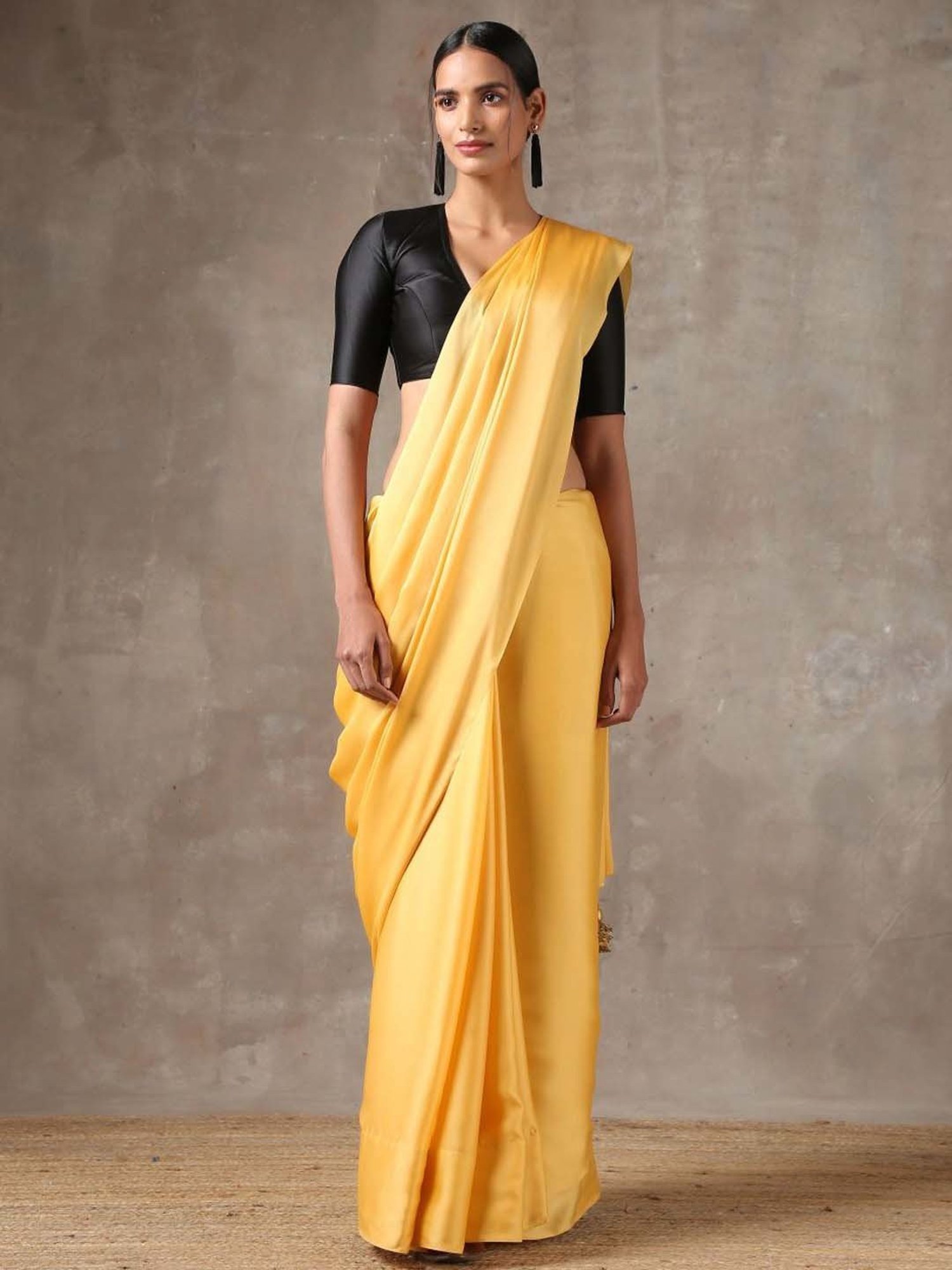 Swtantra Black Plain Readymade Blouse