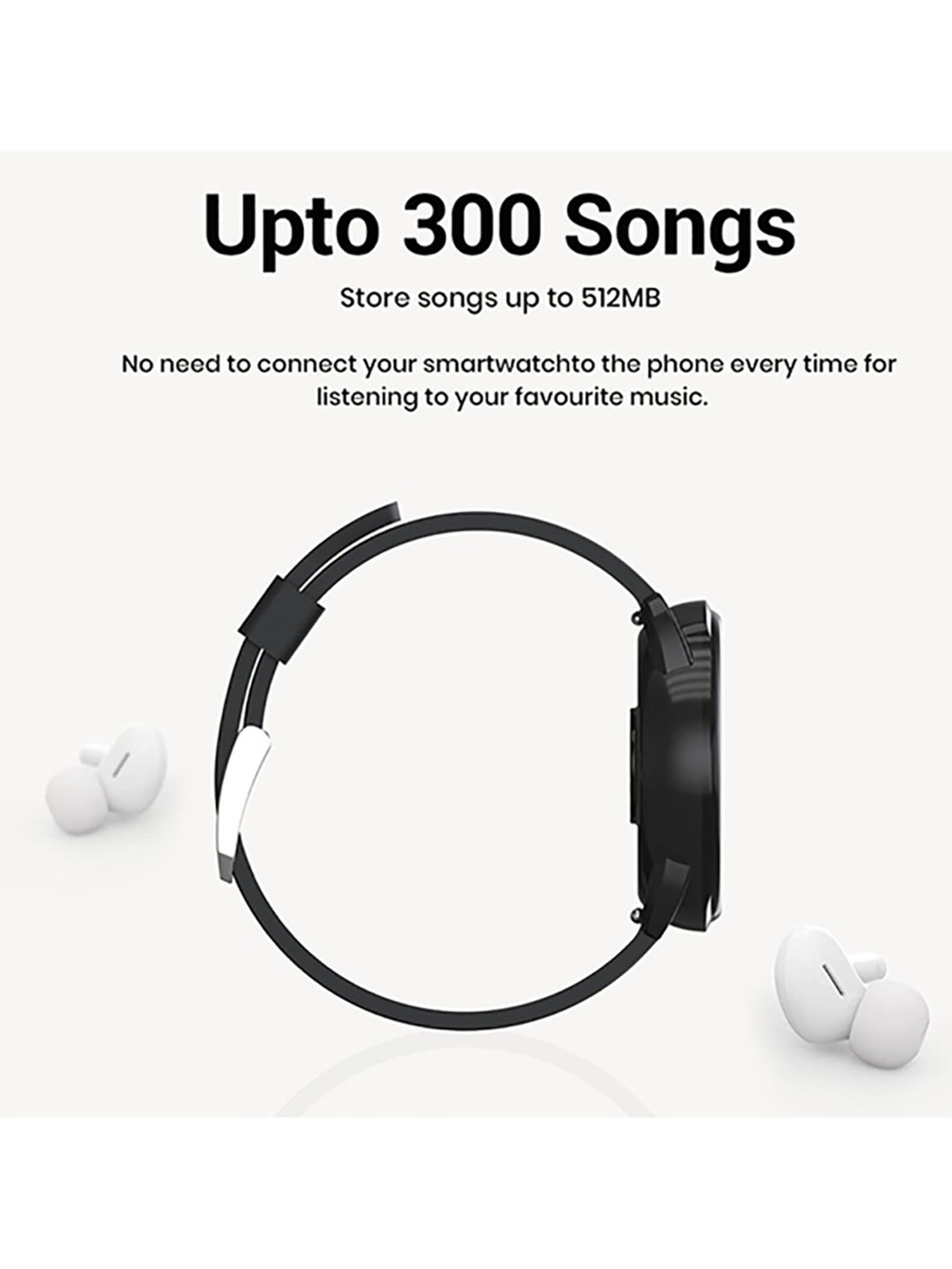 Portronics KRONOS BETA POR-1326 Smartwatch (Rose Gold)