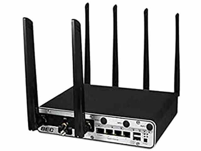BEC TECHNOLOGIES MULTI WAN MODULAR ROUTER CELLULAR MODEM SOLD SEPARATELY
