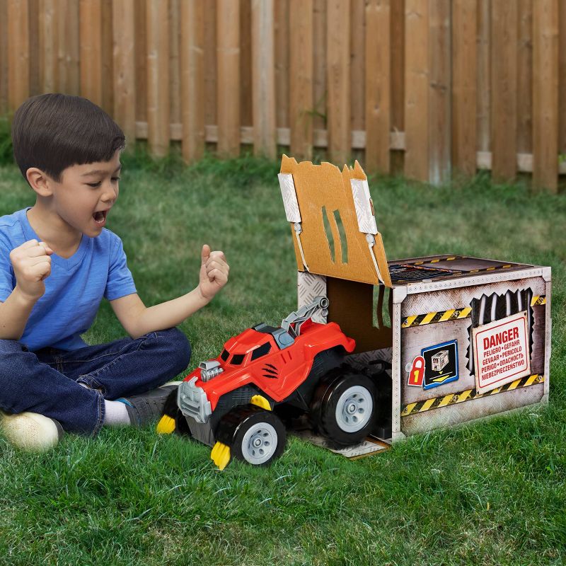 The Animal - Interactive Unboxing Toy Truck with Retractable Claws, Lights and Sounds