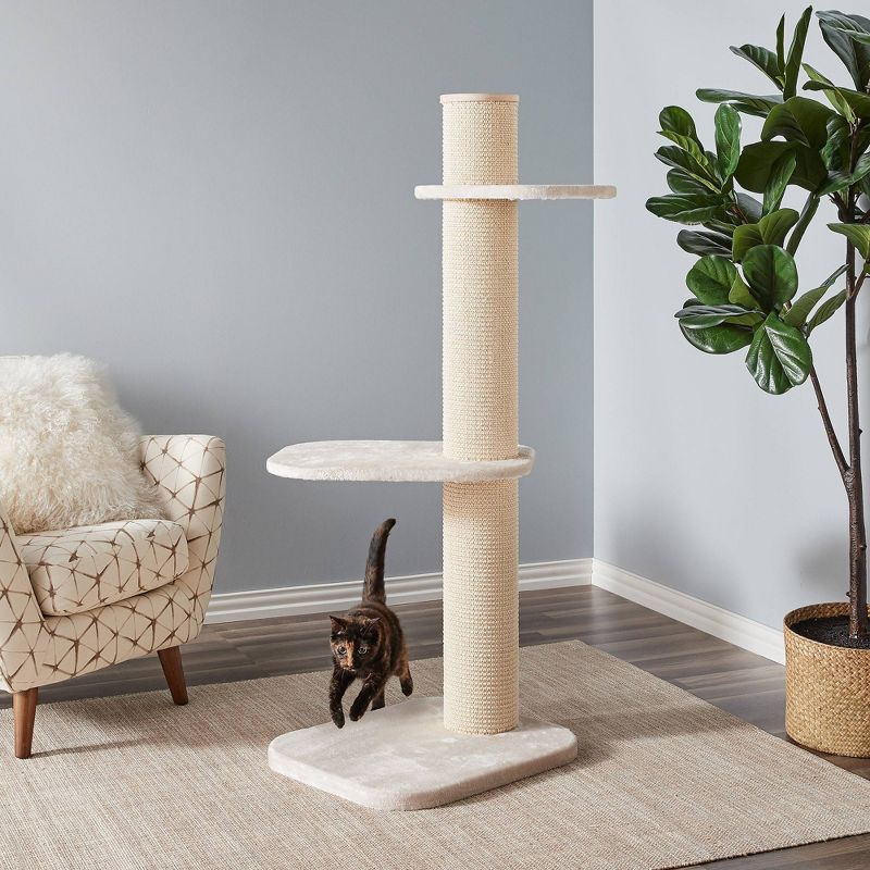 Two by Two Maple Tree Cat Tower - L - Beige