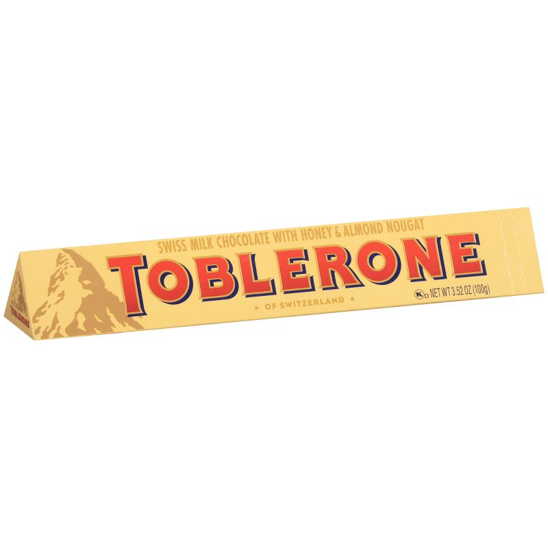 TOBLERONE Swiss Milk Chocolate Candy Bar - 3.52oz