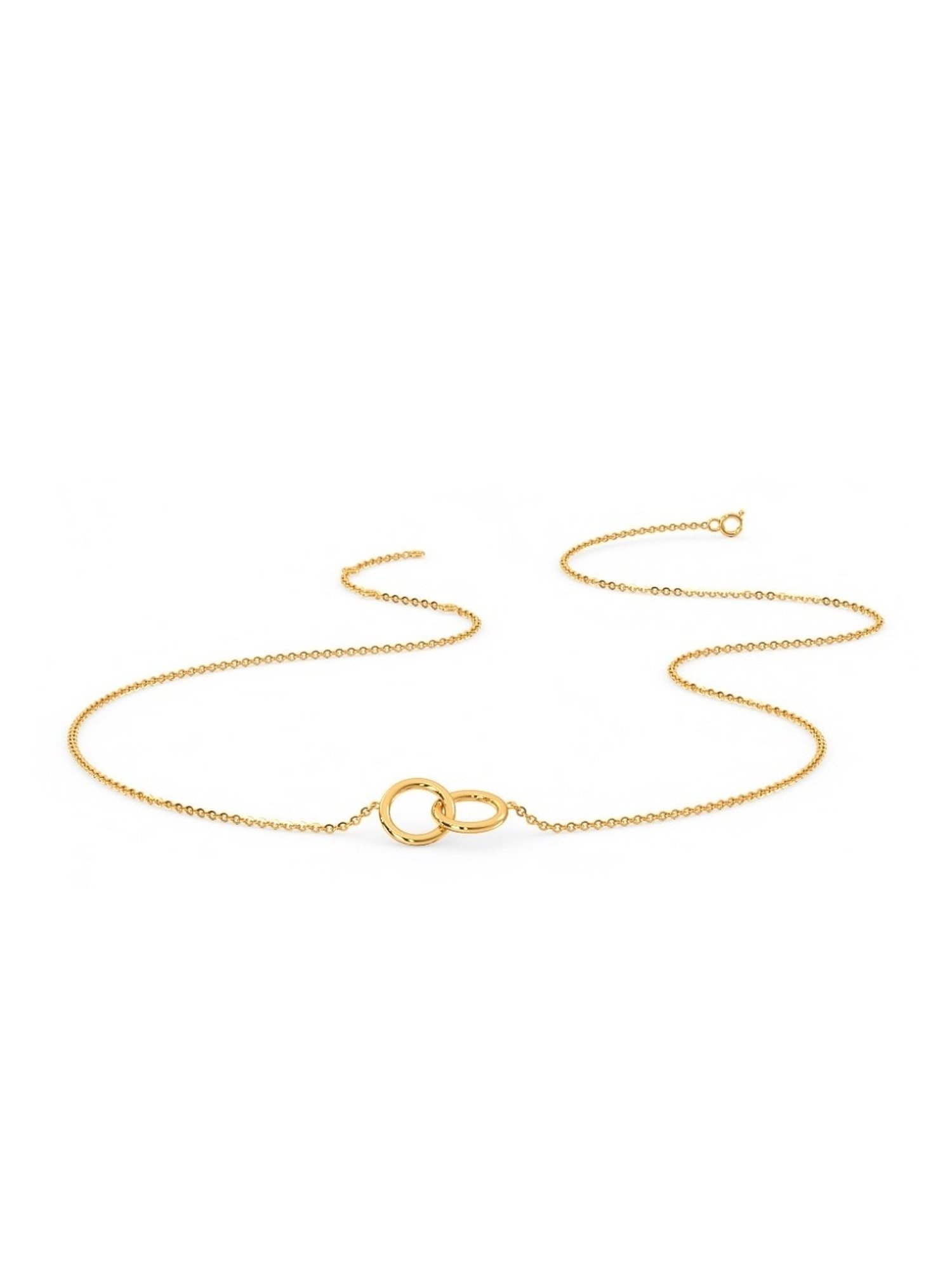 Candere by Kalyan Jewellers 18K Yellow Gold Pendant With Chain for Women