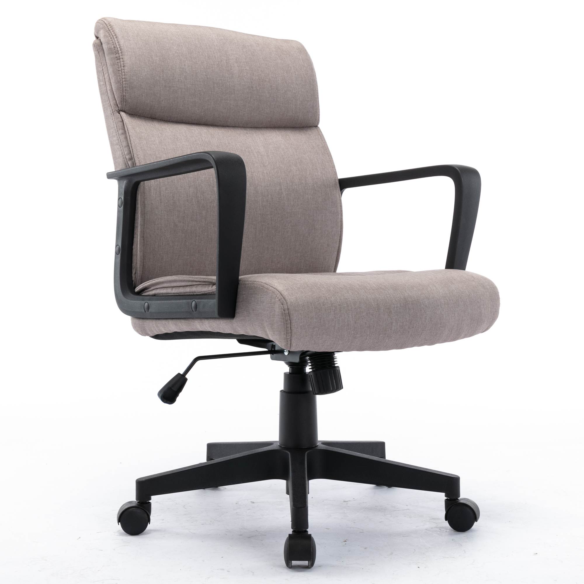 Task chair wheels, Upholstered Home Office Desk Modern Swivel Accent Chair