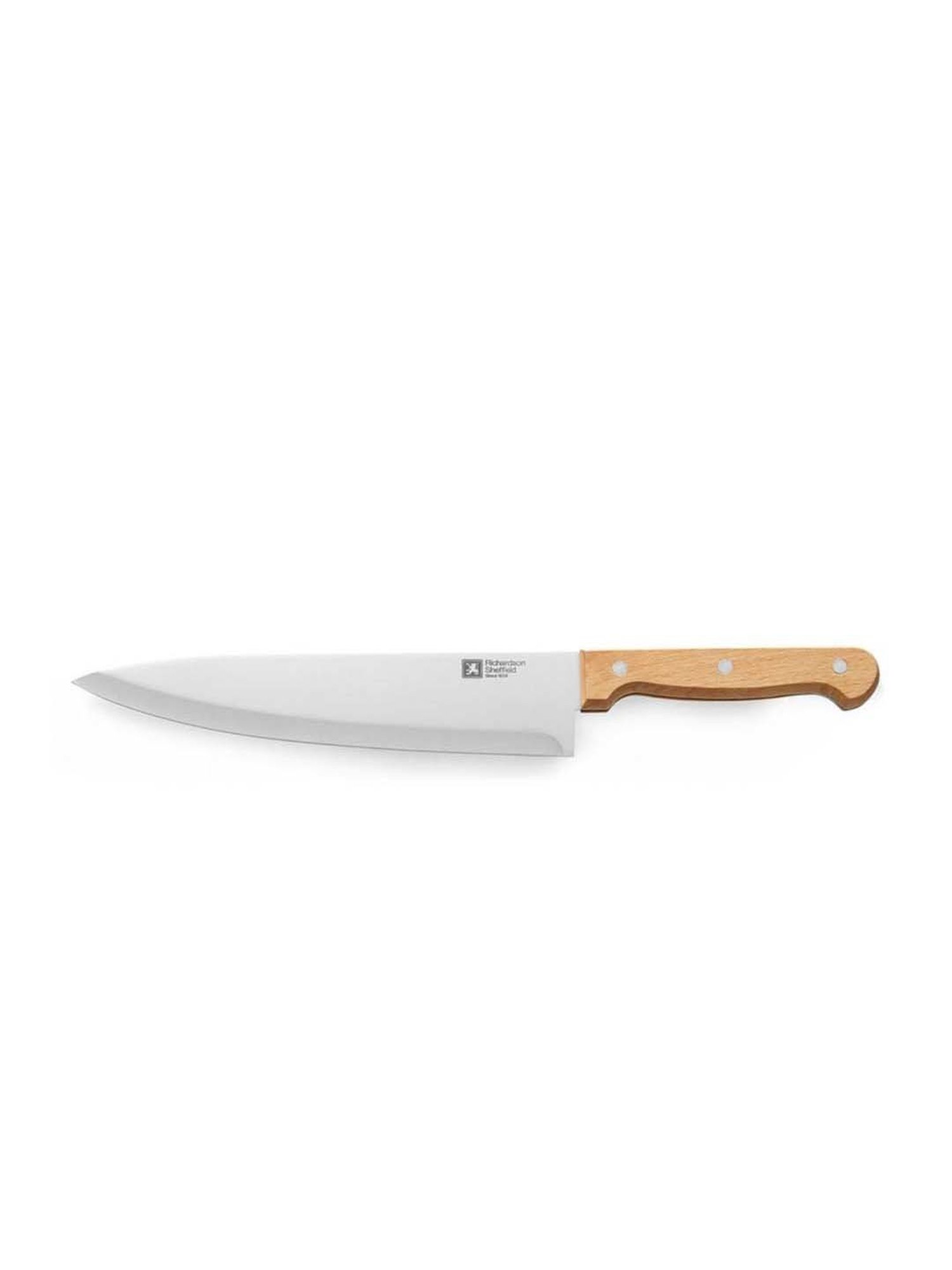 Richardson Sheffield Artisan Silver Beach Wood 20cm Cooks Knife