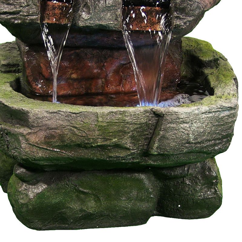 Ceramic Cascading Vines Garden Fountain - Acorn Hollow