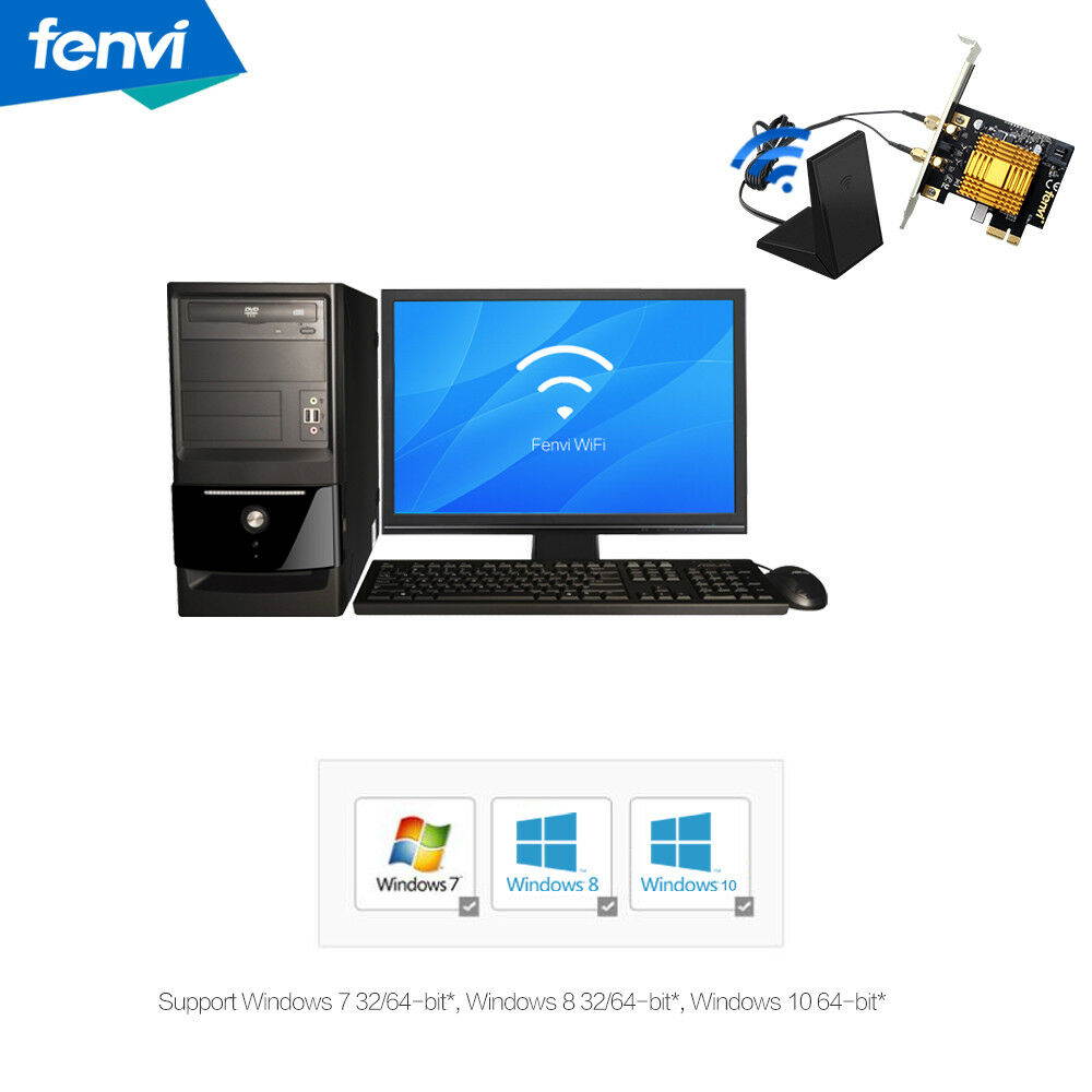 Dual Band 600Mbps Desktop Killer Wireless WiFi A PCI-E X1 dapter Bluetooth 4.0