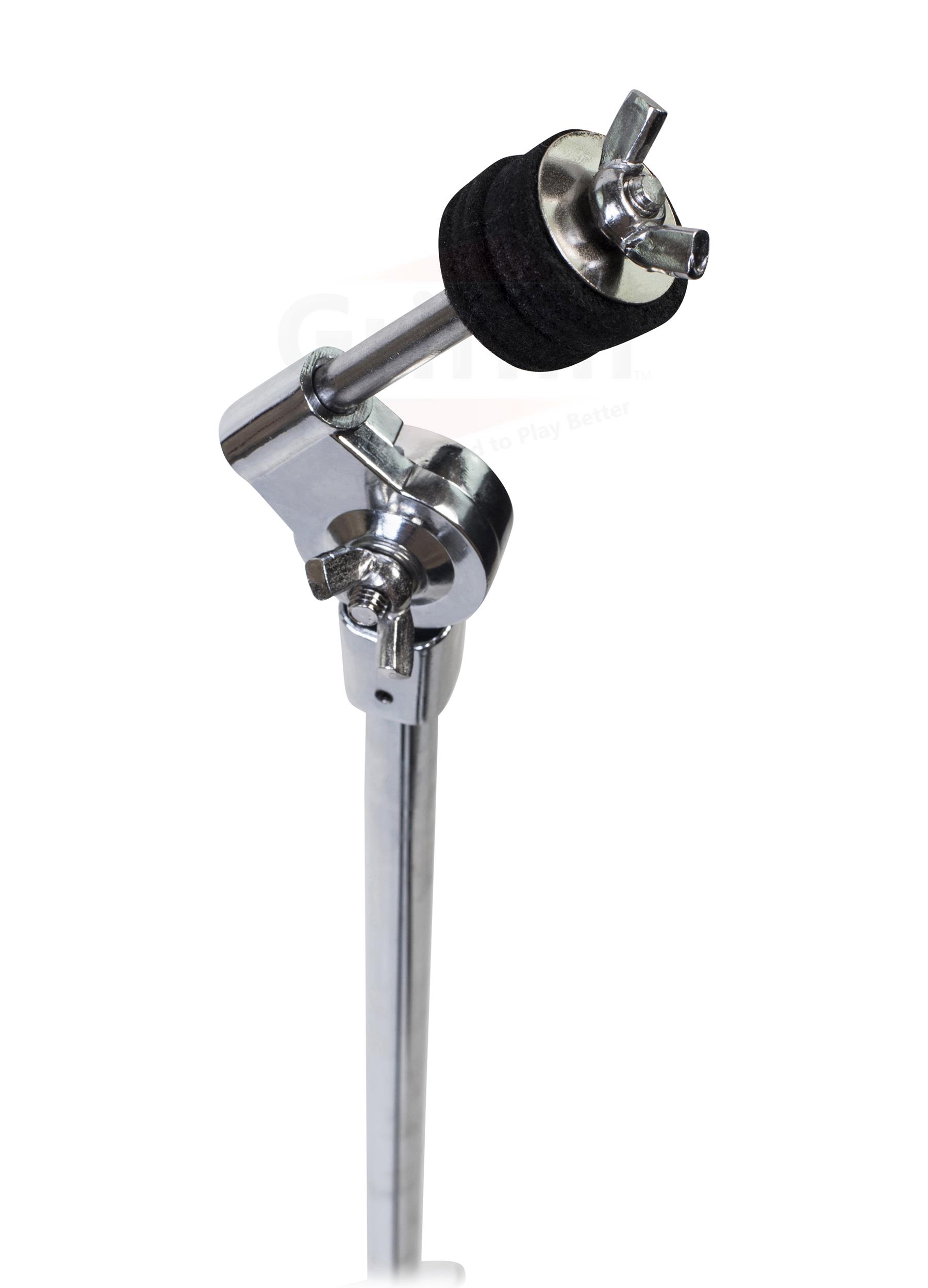 Straight Cymbal Stand (2 Pack) by GRIFFIN | Double Braced Legs, Slip-Proof Gear Holder | Light-Duty for Mobile Drummers | Percussion Drum Hardware Set for Mounting Crash, Ride & Splash Cymbals