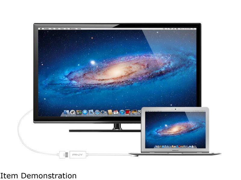 PNY MDP-HDMI-SINGLE-PCK Mini DisplayPort to HDMI Audio Video Cable