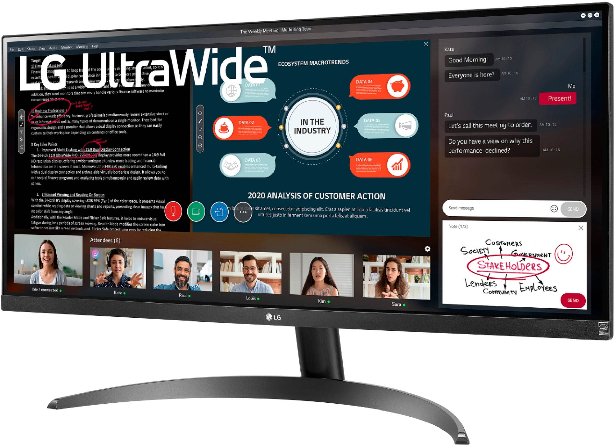 LG 29&rdquo; UltraWide Full HD HDR Monitor with FreeSync (29WP500-B.AUS)