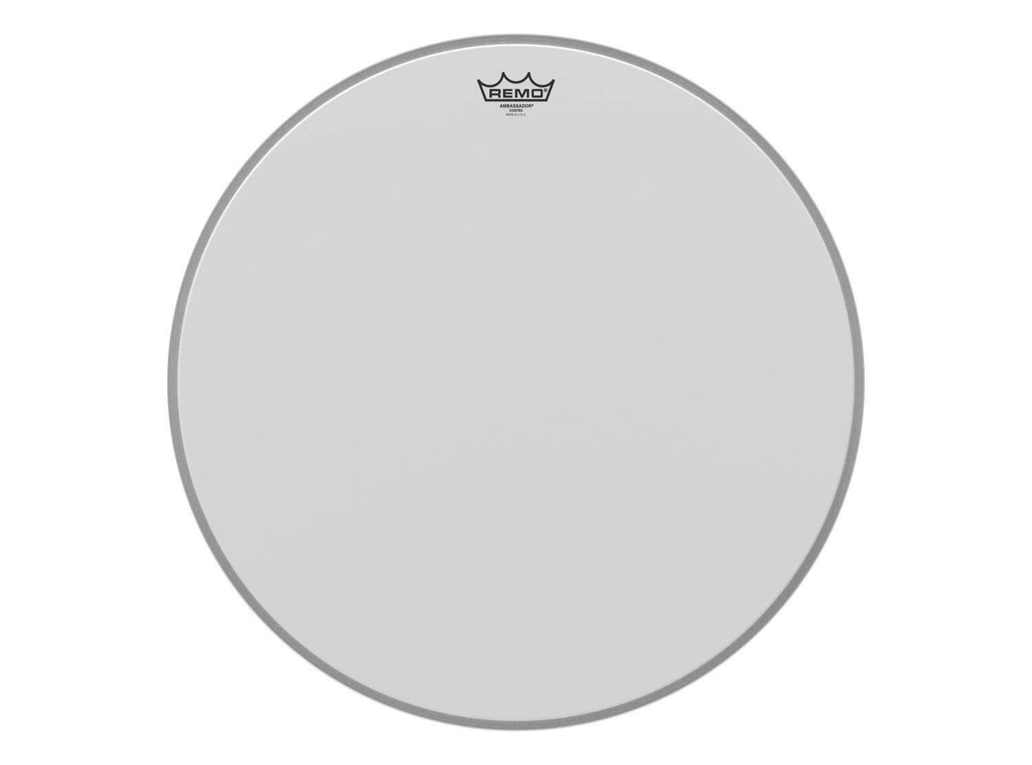 Remo Ambassador Coated 22"