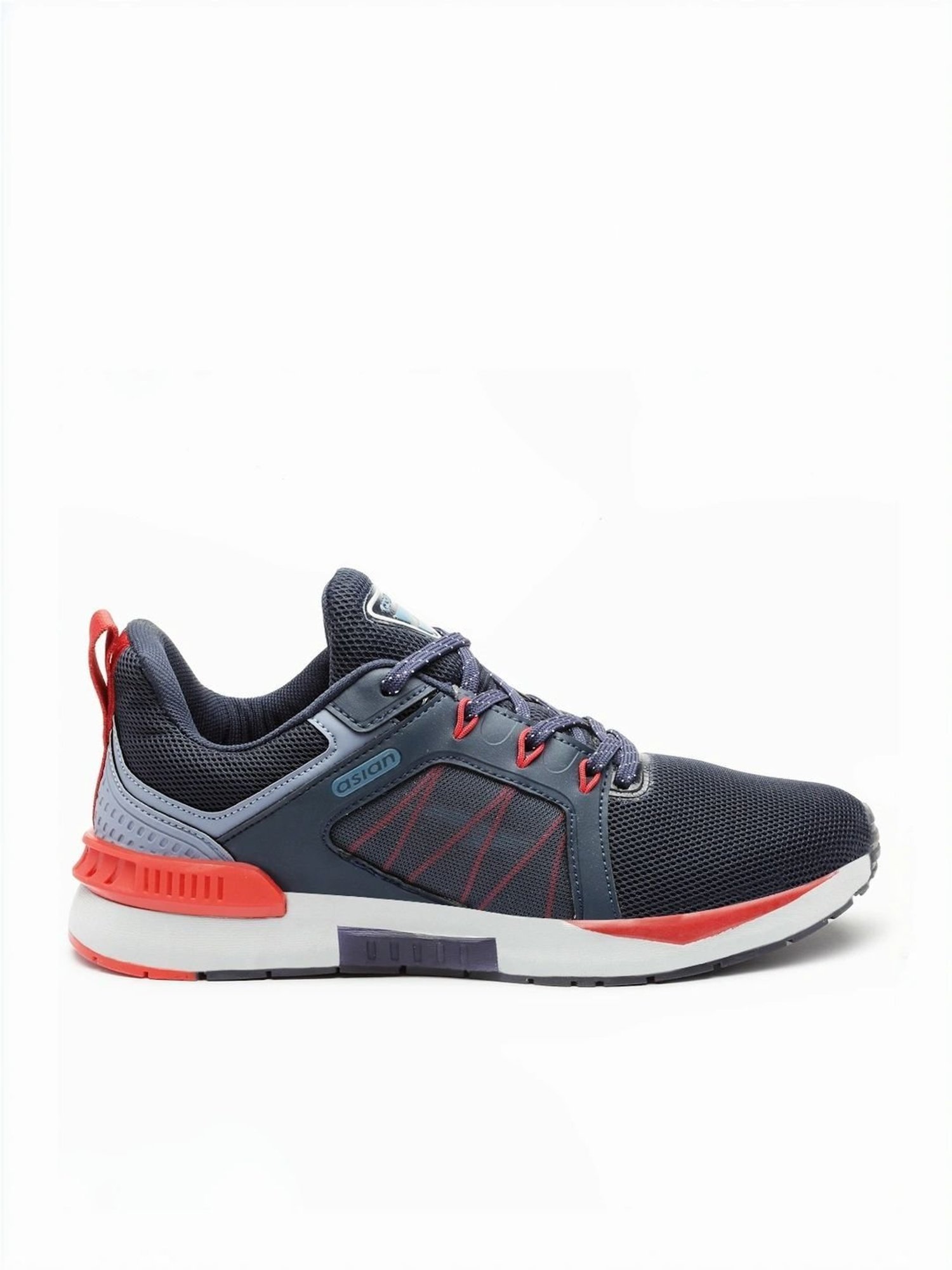 Asian Men's Navy Running Shoes
