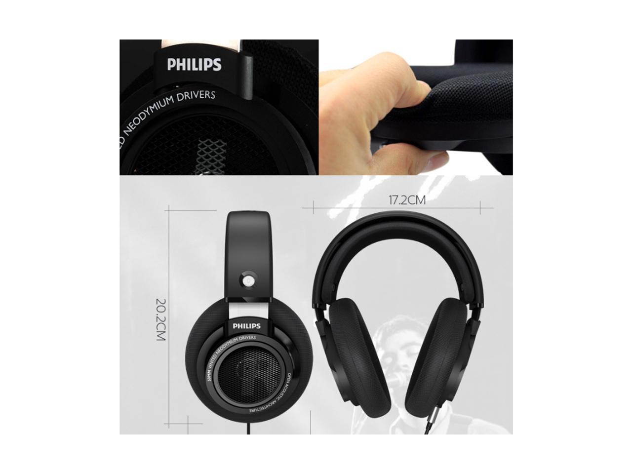 Philips SHP9500 Performance HiFi Stereo Headphones 3.5mm Wired Noise Cancelling Headsets Earphones