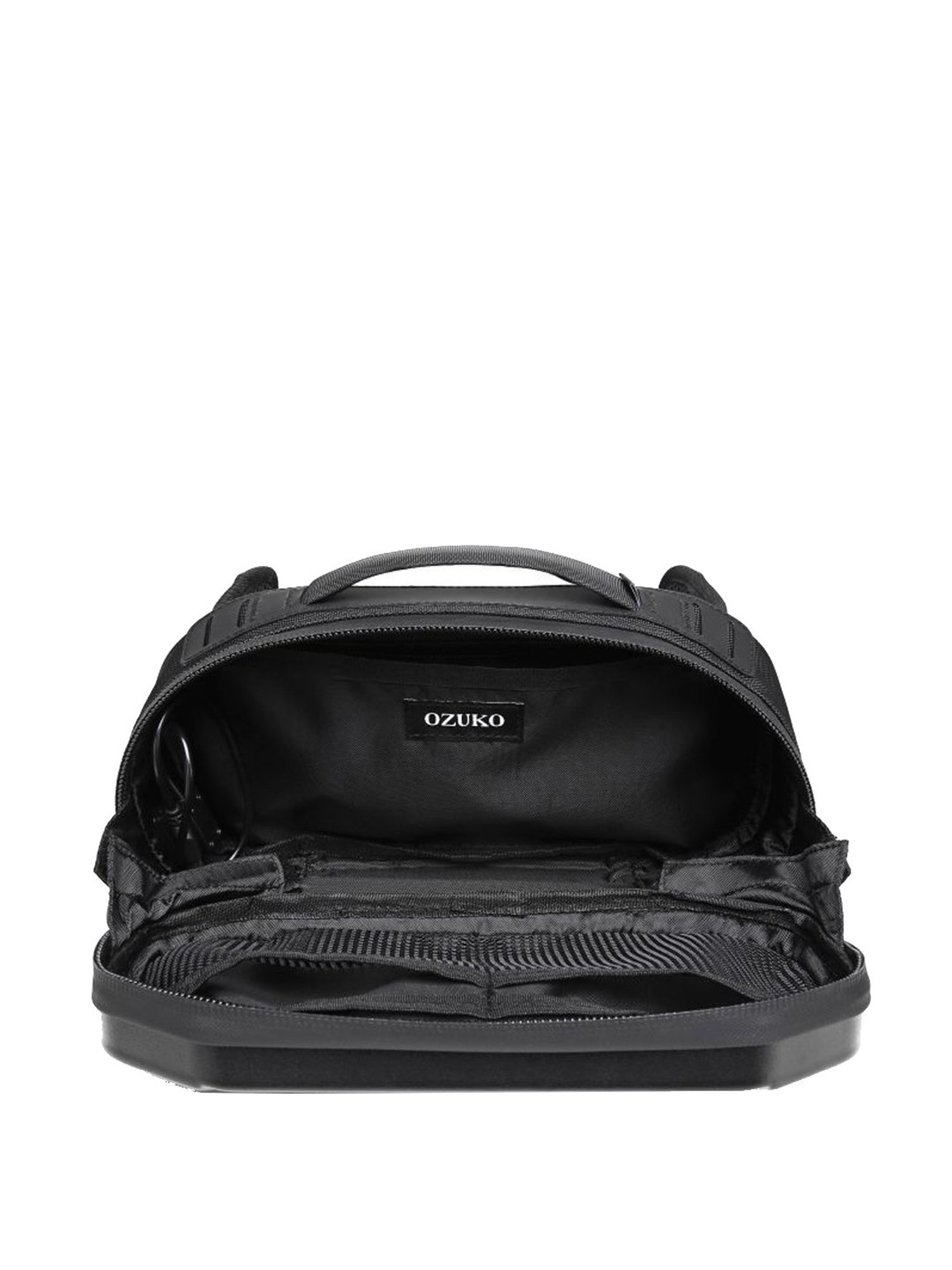 Ozuko Urban Odyssey Black Soft One Size Waist Bag