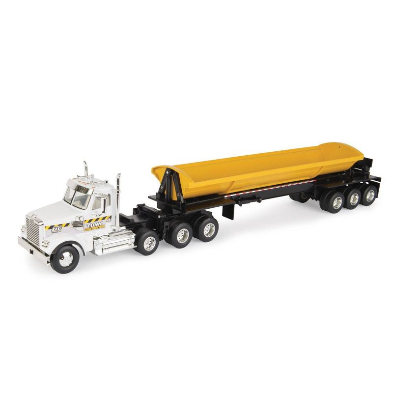 TOMY Freightliner 1:32 Scale 122SD Semi with Side Dump trailer