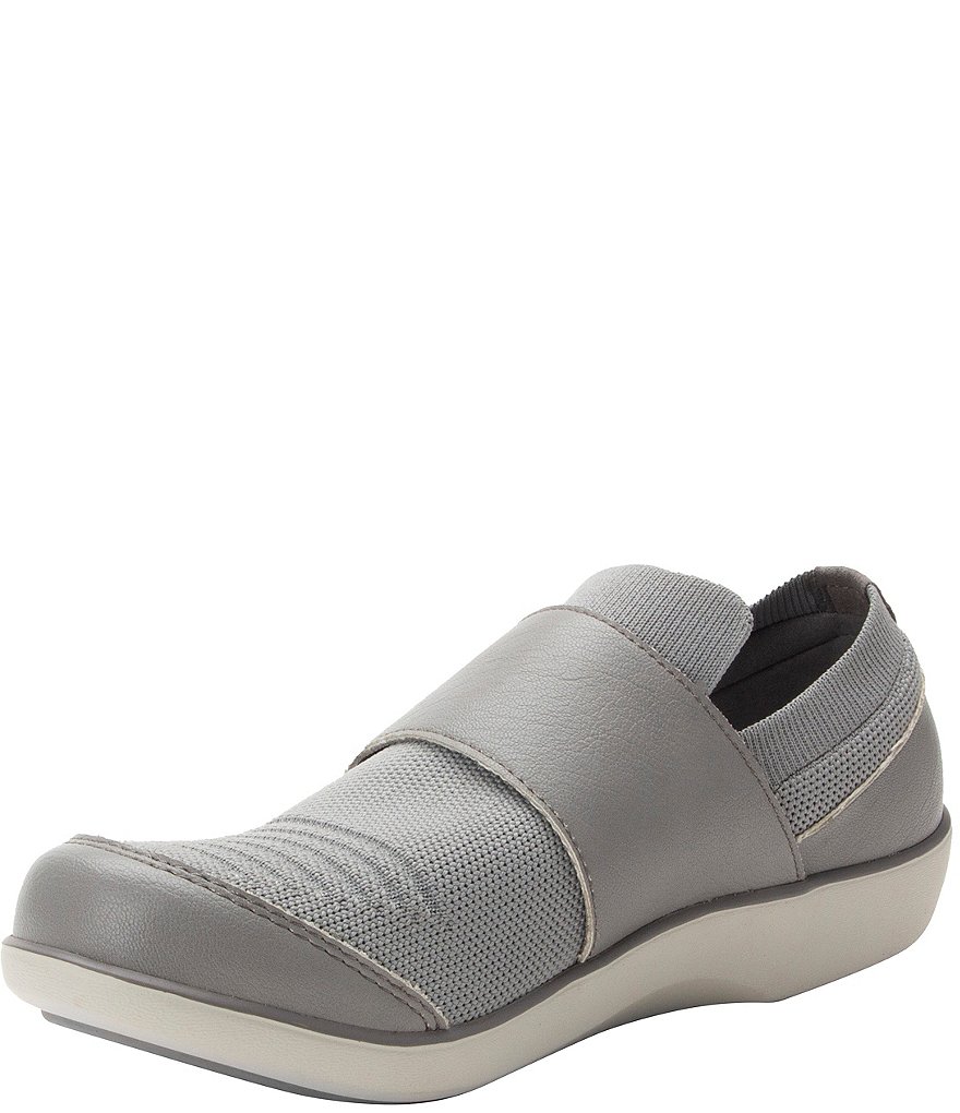 Traq by Alegria Qwik Dream Fit Knit Smart Chip Monk Strap Slip-Ons