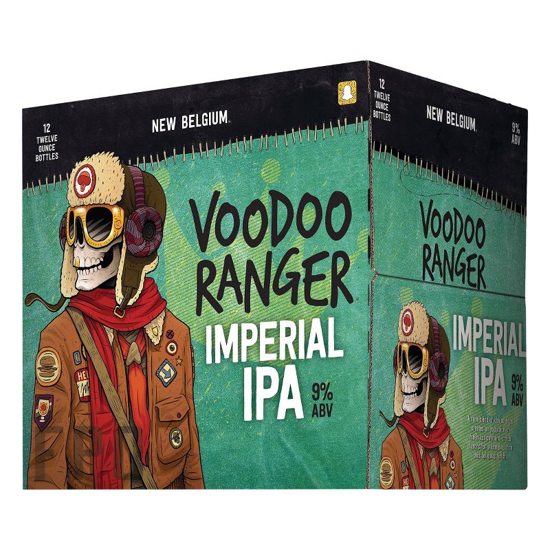 New Belgium Voodoo Ranger Imperial IPA Beer - 12pk/12 fl oz Bottles
