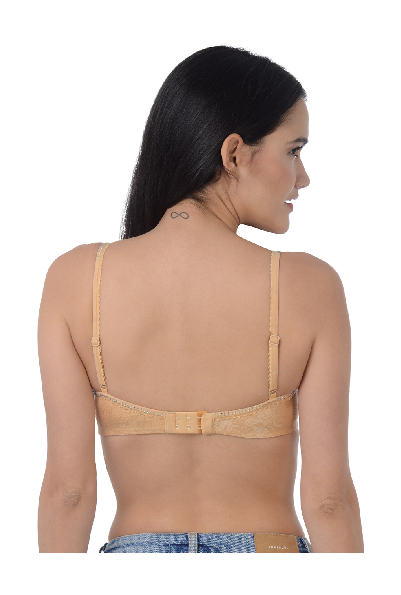 Da Intimo Beige Under Wired Padded T-Shirt Bra