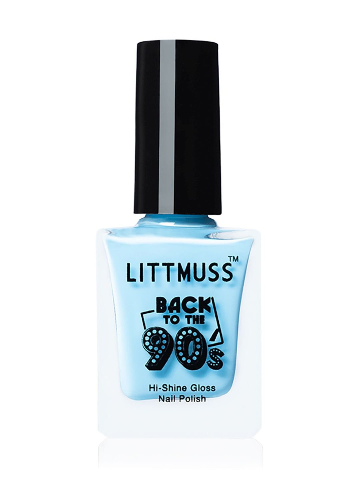 Littmuss Back To The 90's Hi Shine Gloss Nail Polish Sky Blue 052 - 9.5 ml